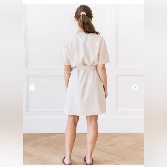 COZY EARTH Coastal Comfort Wrap Tie Tencel Boardwalk Breeze Beige girl Safari - Picture 2 of 15